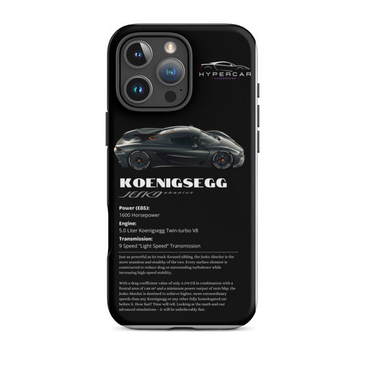 Koenigsegg Jesko Absolut - Midnight iPhone 16 Pro Max Case