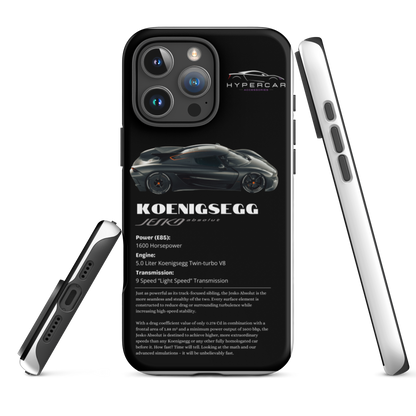 Koenigsegg Jesko Absolut - Midnight iPhone 16 Pro Max Case