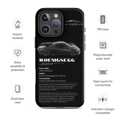 Koenigsegg Jesko Absolut - Midnight iPhone 16 Pro Max Case